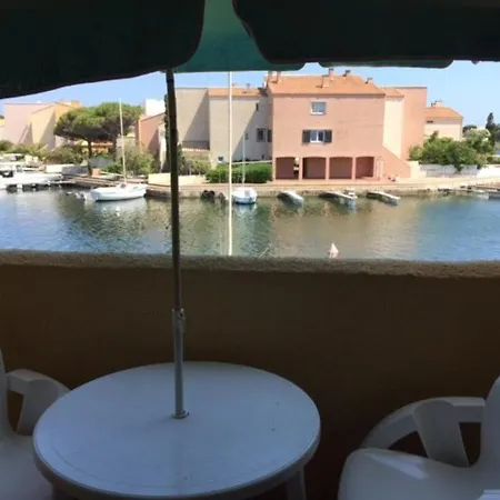 2 Pers, Piscine, Parking, Animaux Admis - Fr-1-81-245 Lejlighed Le Barcarès