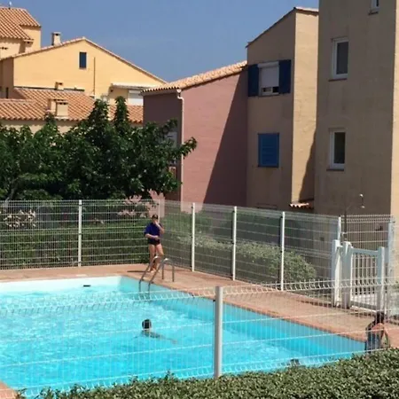 2 Pers, Piscine, Parking, Animaux Admis - Fr-1-81-245 Lejlighed Le Barcarès